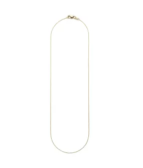 14k Gold Super Fine Chain Necklace