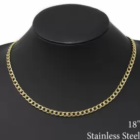 5 MM Curb Chain Stainless Steel Necklace