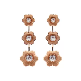 Cameo Fiore Long Earrings