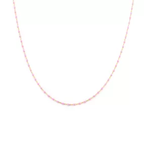 Candy Chain Necklace | Bubblegum & Gold