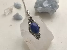 Lapis Lazuli Agrippa Pendant