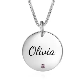 Personalized Engraved Necklace