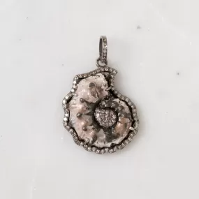 Pyritized Ammonite Pendant