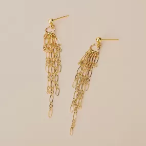 Sadie Chain Tassel Earrings